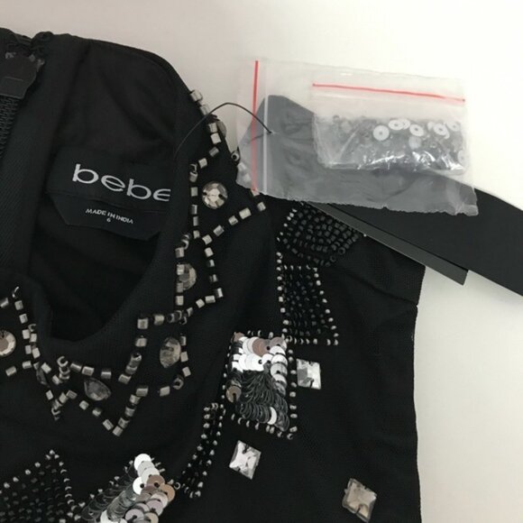 Bebe LACE UP SIDE GOWN - Picture 7 of 8